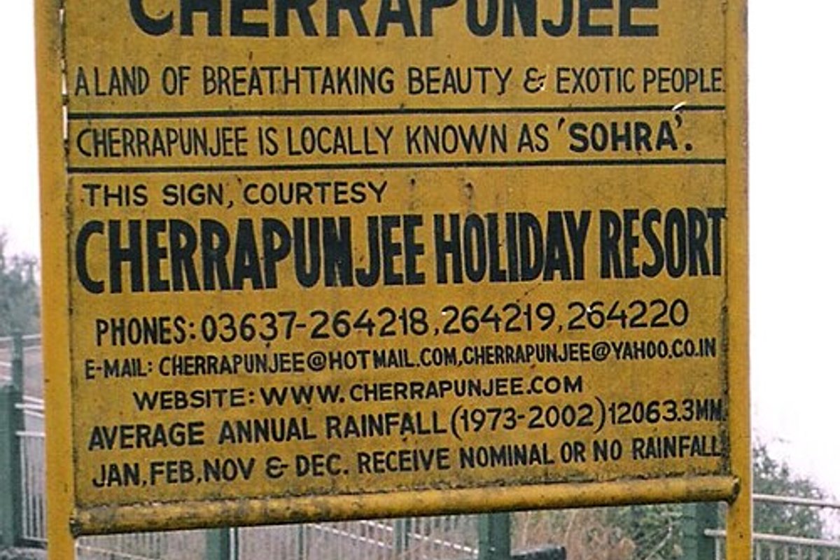 Cherrapunji travel guide