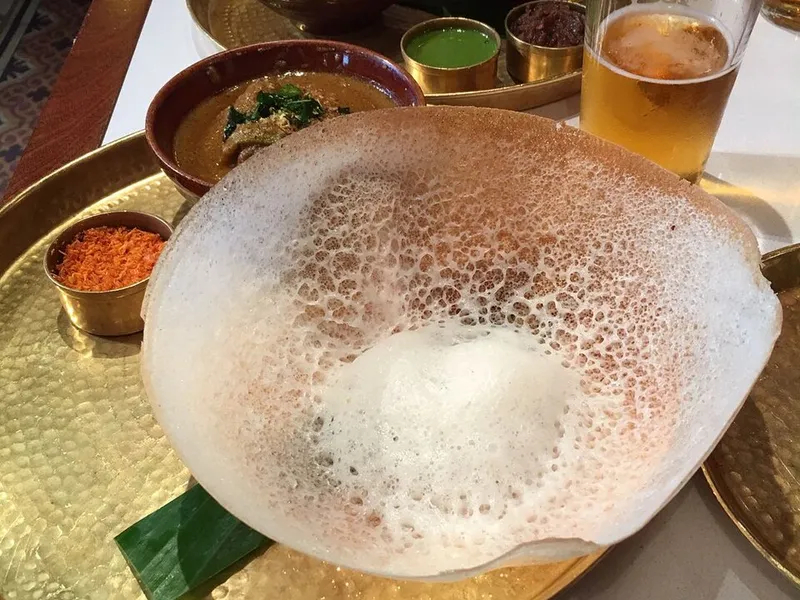 Aappam with Coconut Milk