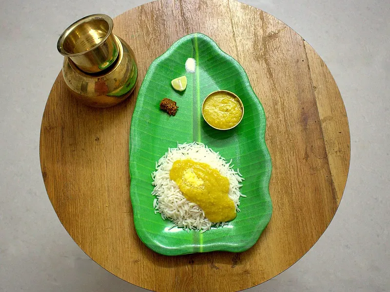 Bhaat (Rice) - Traditional Indian Dish