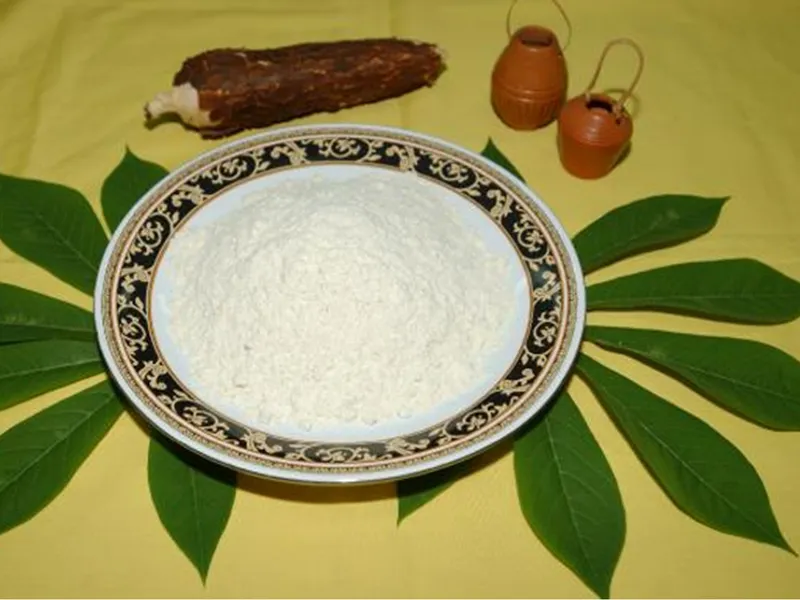 Kappa (Tapioca) with Fish Curry - Traditional Indian Dish