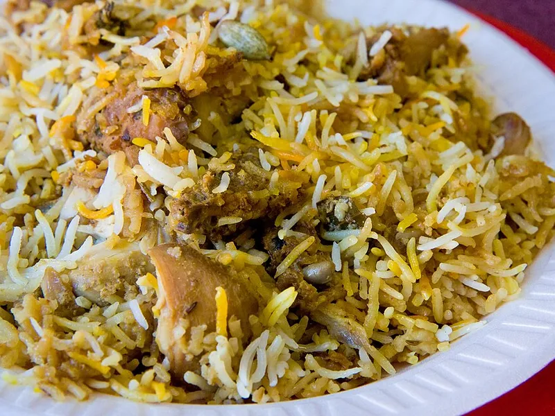 Malabar Biryani (Fragrant rice dish with meat or vegetables