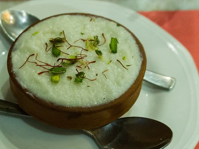 Mango Phirni - Traditional Indian Dish