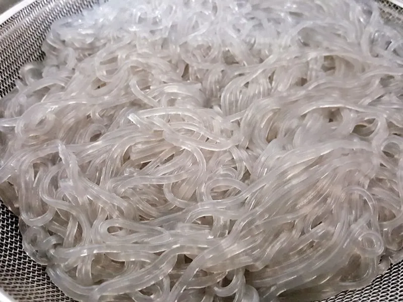 Noodles with Pork - Traditional Indian Dish