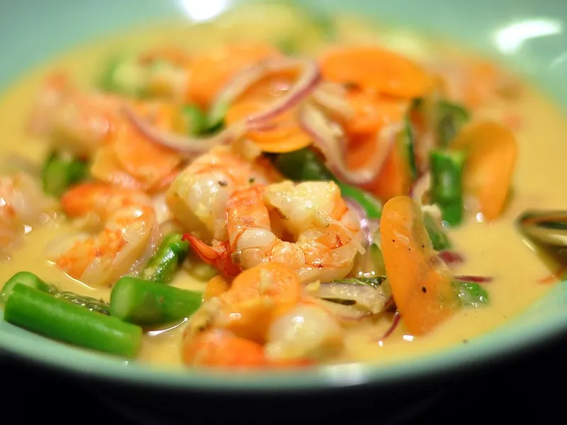 Prawn Malai Curry - Traditional Indian Dish