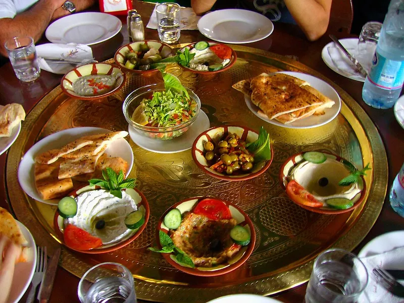 Seafood Thali (A platter with various seafood dishes